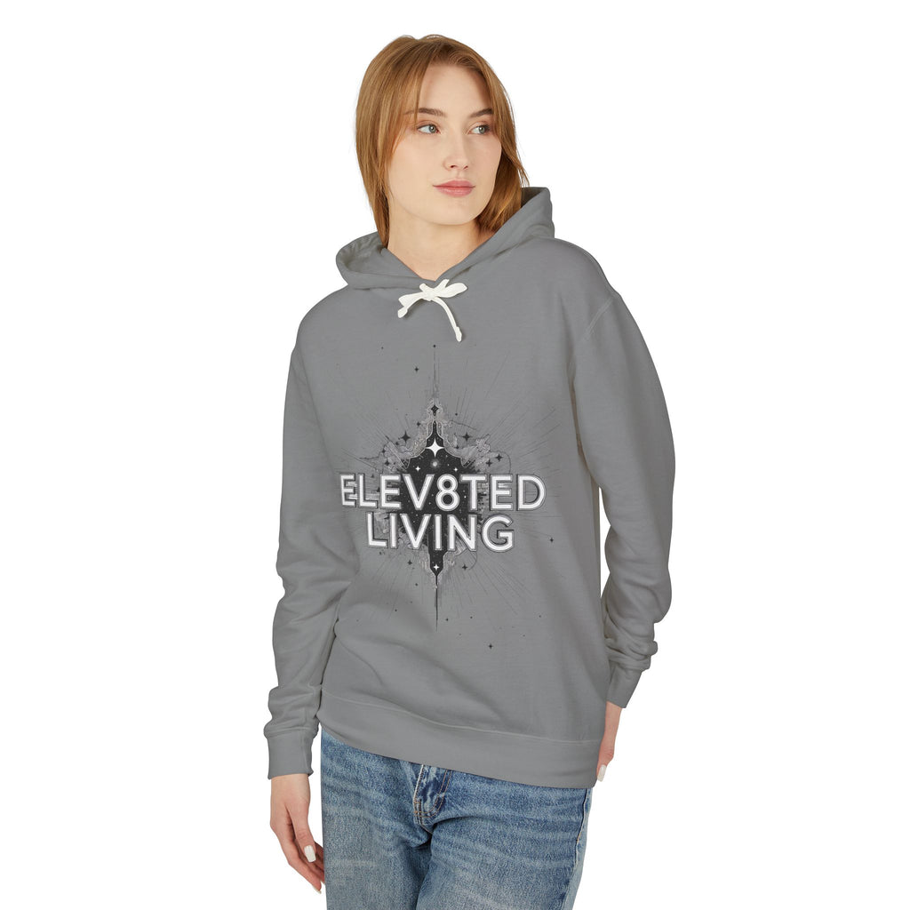 Elev8ted Living starburst graphic Hoodie | Inspirational streetwear