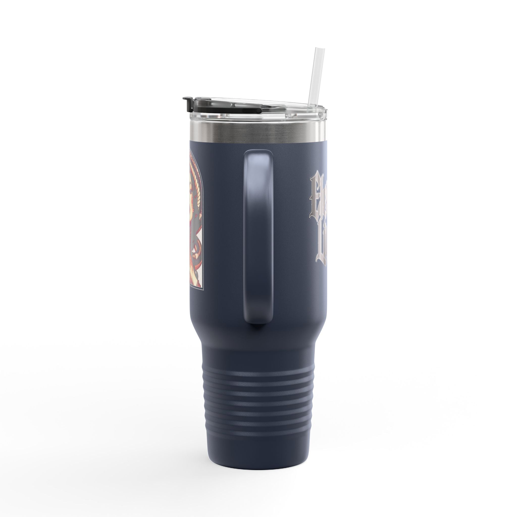 40oz Insulated Travel Mug — Woman with Snake Illustration (Elev8ted Living)