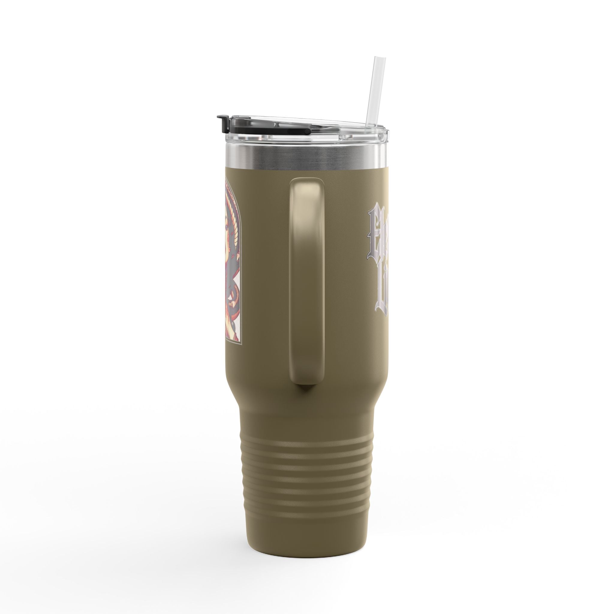 40oz Insulated Travel Mug — Woman with Snake Illustration (Elev8ted Living)