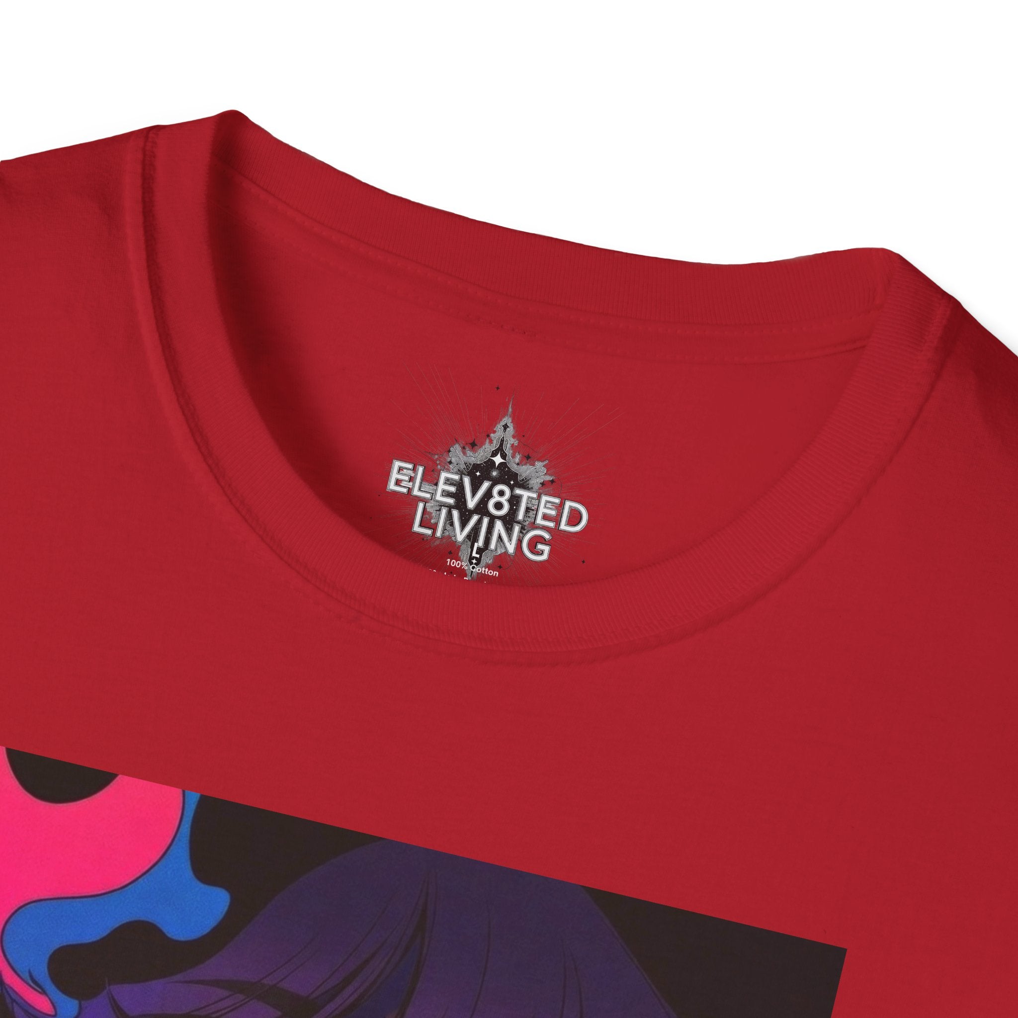 Psychedelic Rainbow Laser Girl T-Shirt