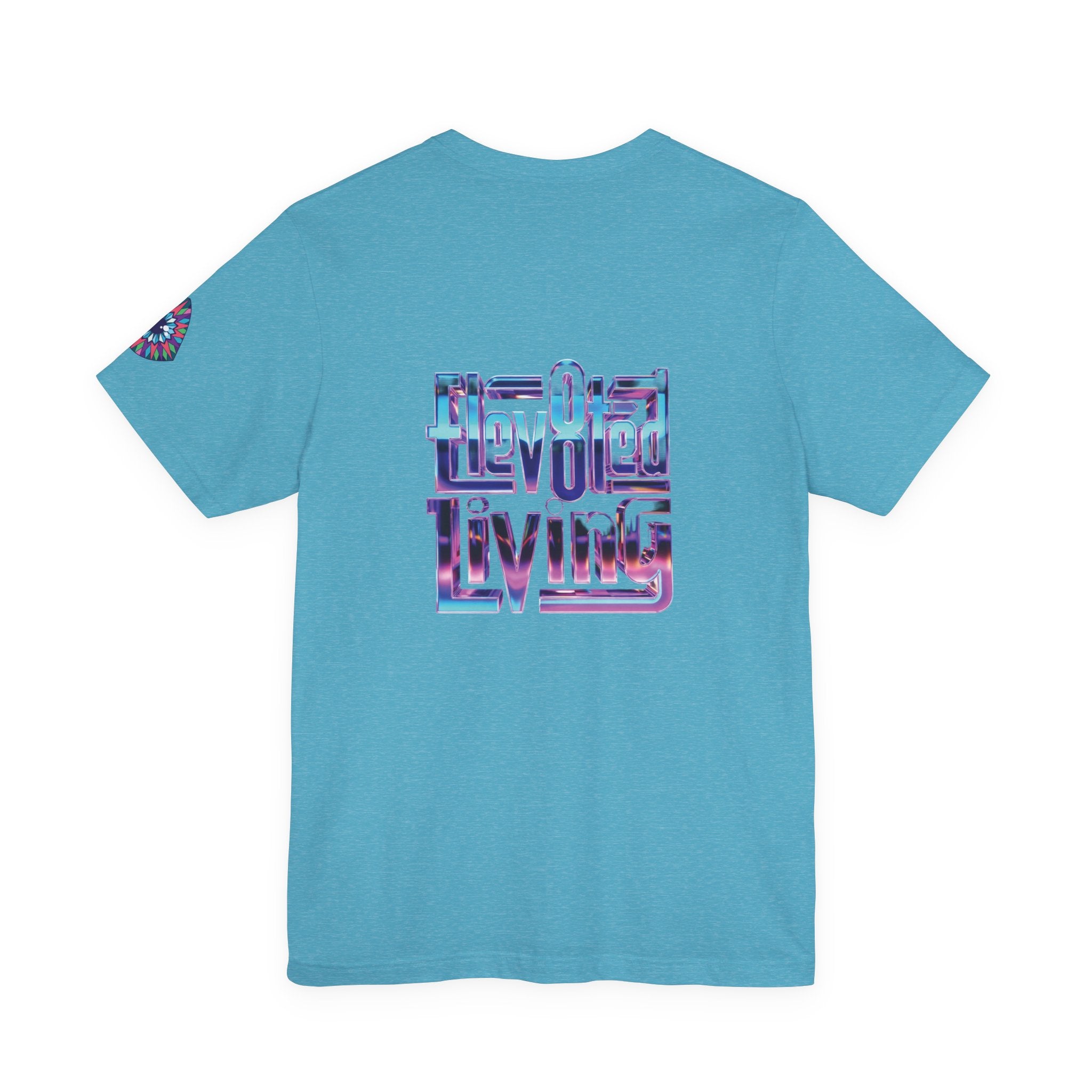 Eye Triangle Graphic Tee — "Elevated Living" Vaporwave T-Shirt