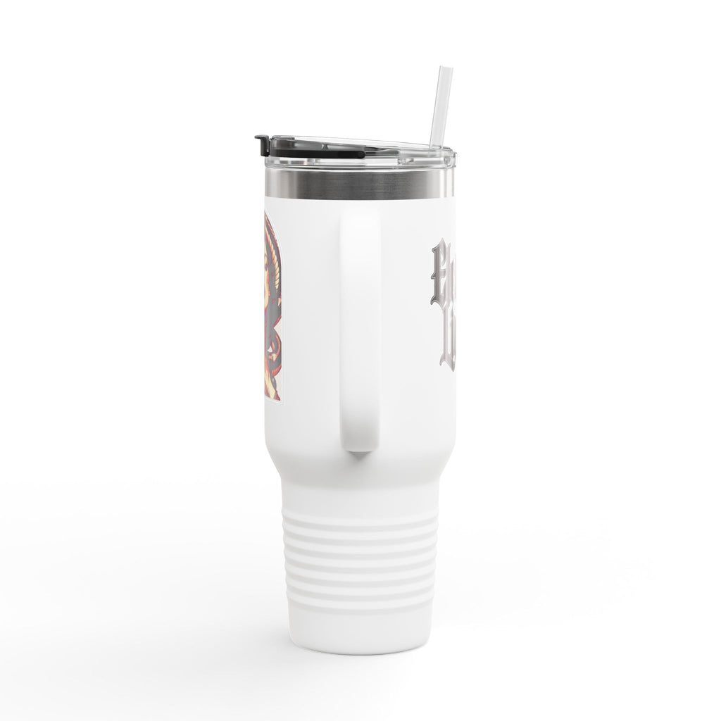 40oz Insulated Travel Mug — Woman with Snake Illustration (Elev8ted Living)
