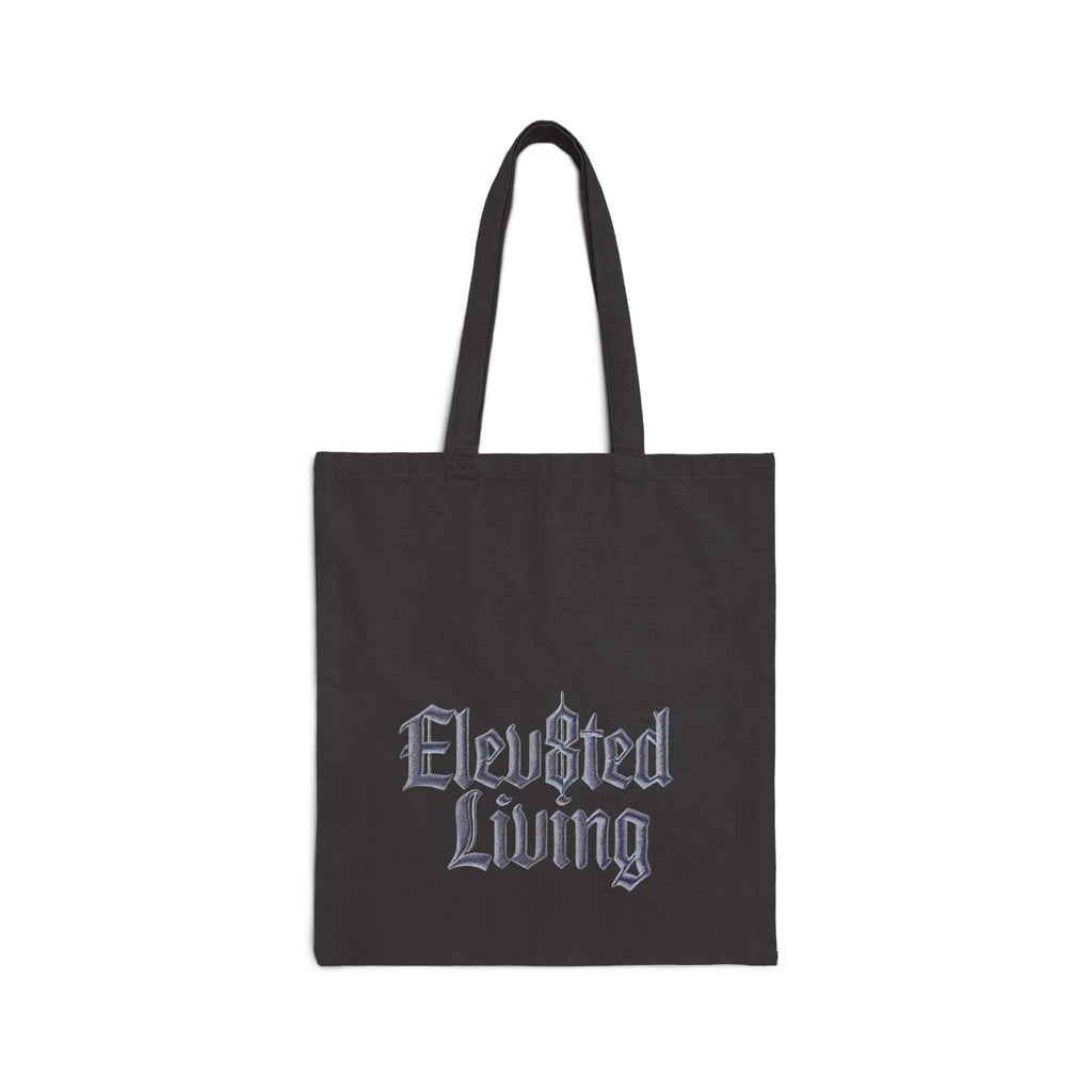 Daddy's Elev8ted Living Snake & Skull Cotton Canvas Tote Bag