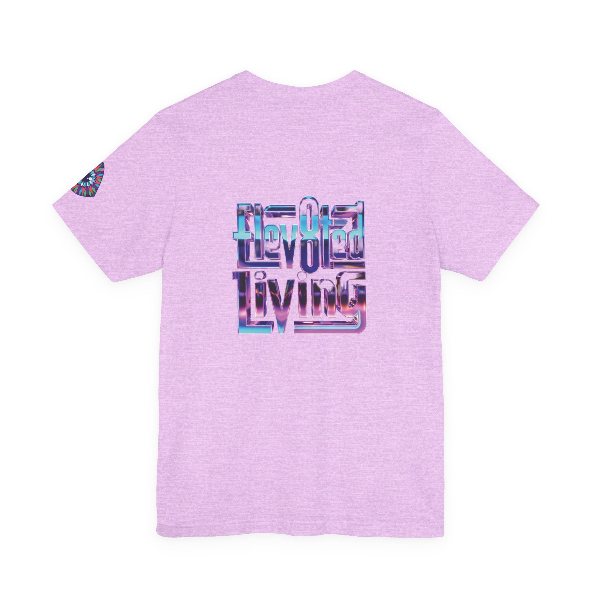 Eye Triangle Graphic Tee — "Elevated Living" Vaporwave T-Shirt