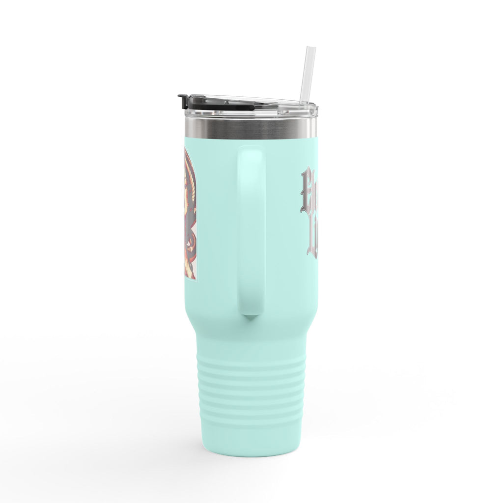 40oz Insulated Travel Mug — Woman with Snake Illustration (Elev8ted Living)