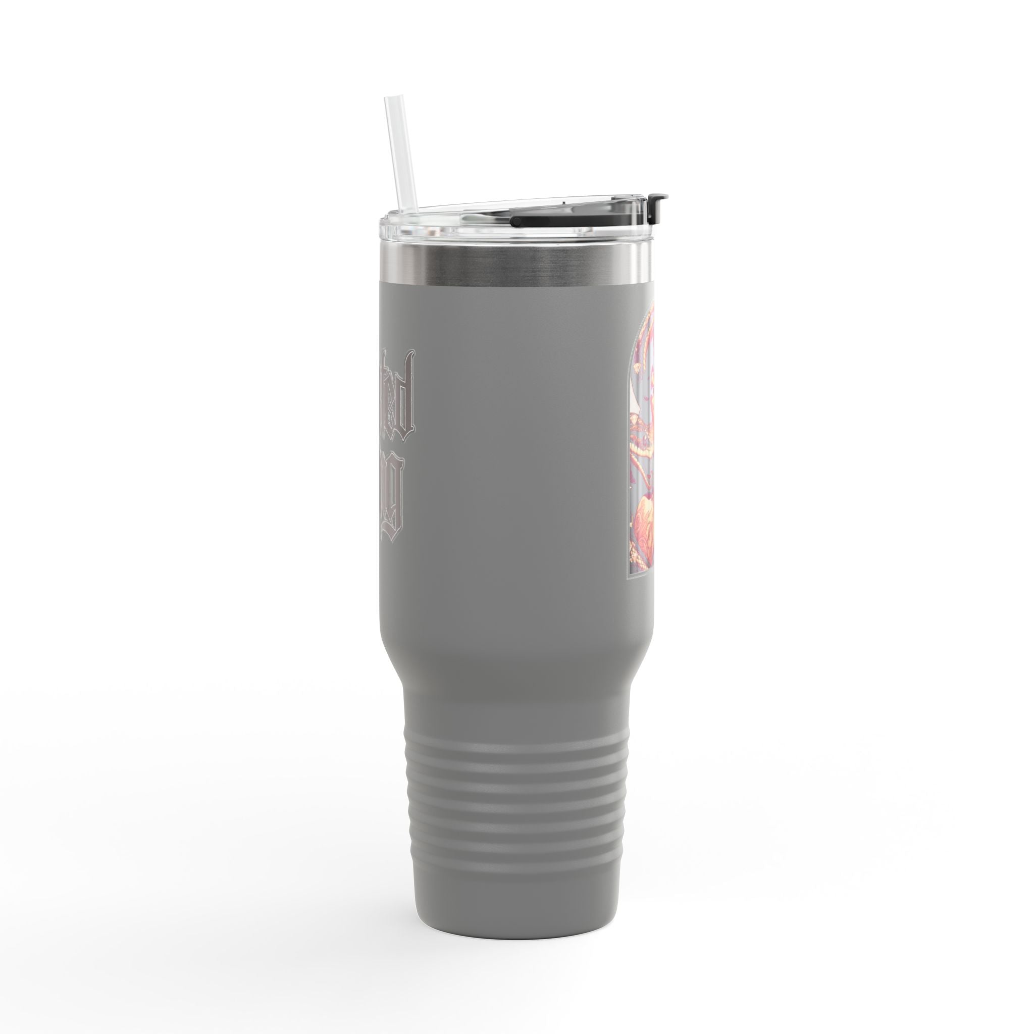 40oz Insulated Travel Mug — Woman with Snake Illustration (Elev8ted Living)