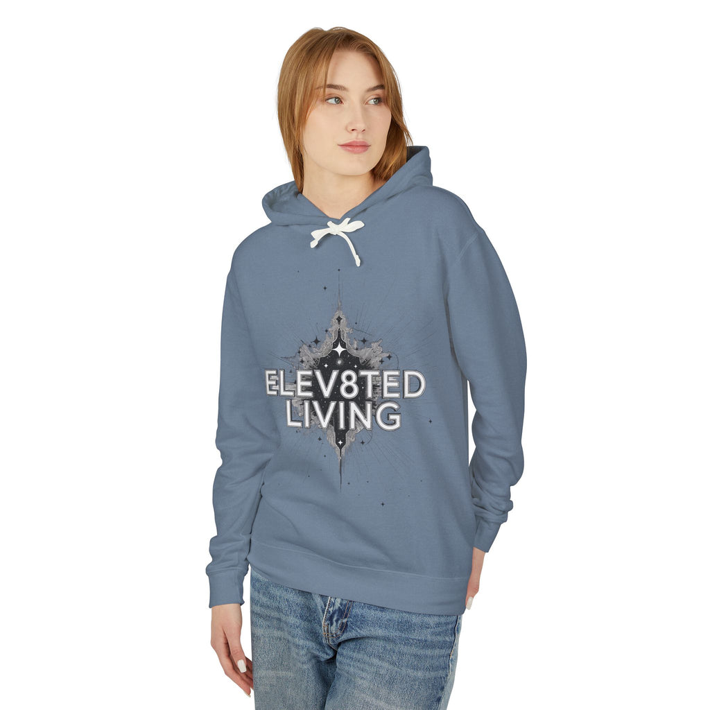 Elev8ted Living starburst graphic Hoodie | Inspirational streetwear