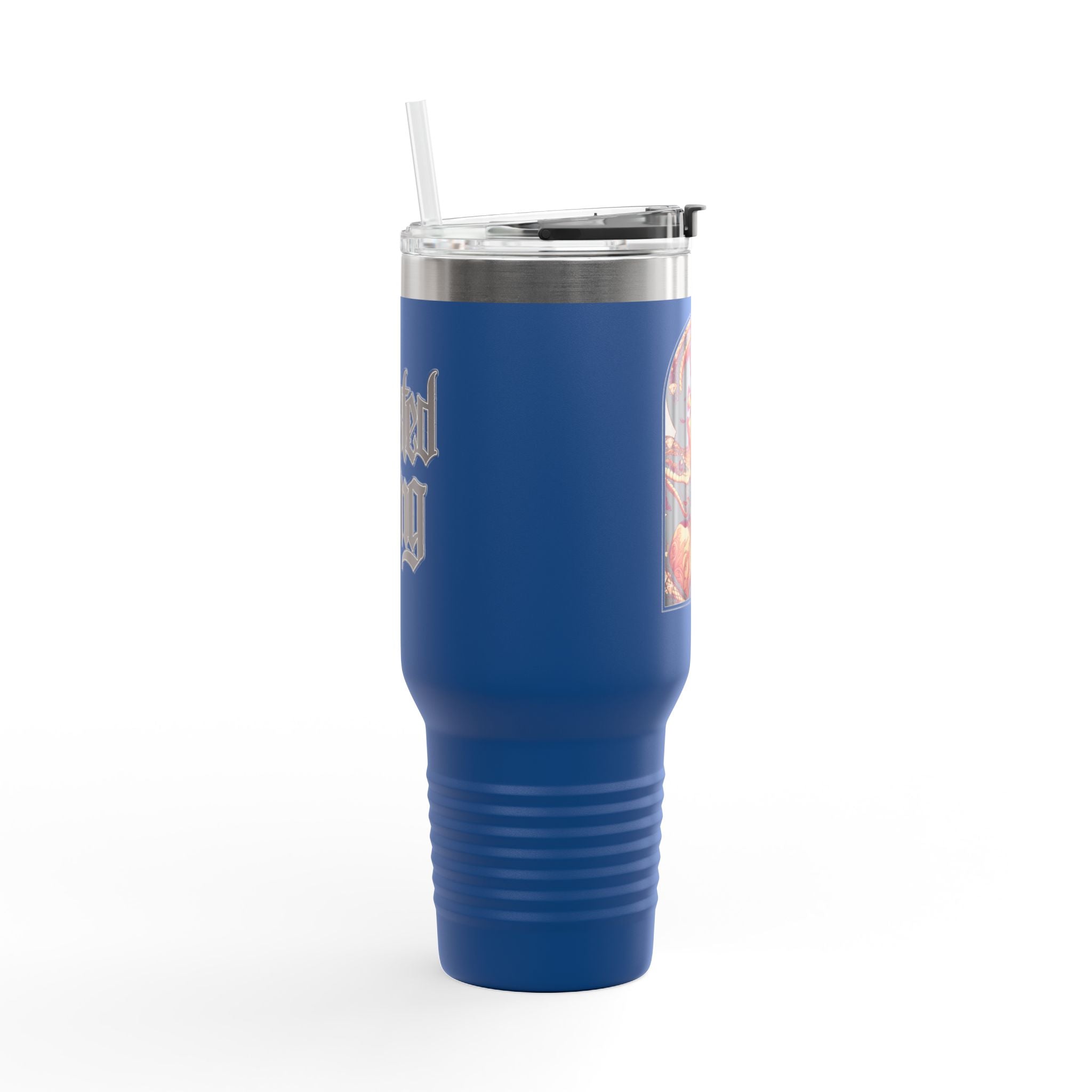 40oz Insulated Travel Mug — Woman with Snake Illustration (Elev8ted Living)