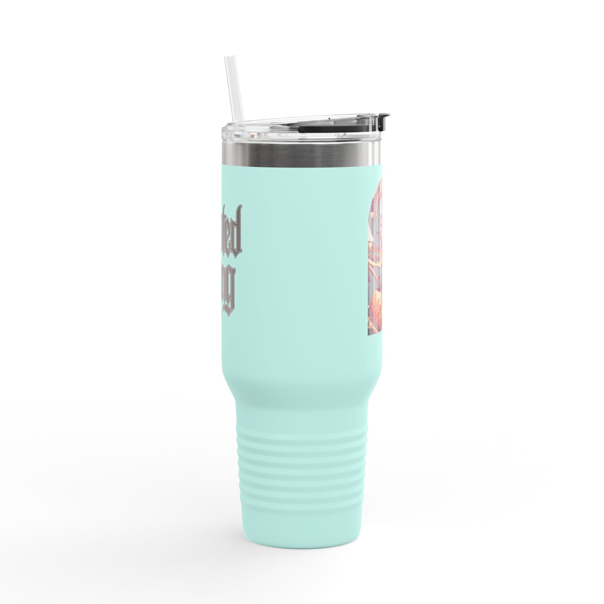 40oz Insulated Travel Mug — Woman with Snake Illustration (Elev8ted Living)