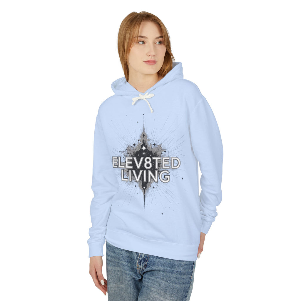 Elev8ted Living starburst graphic Hoodie | Inspirational streetwear