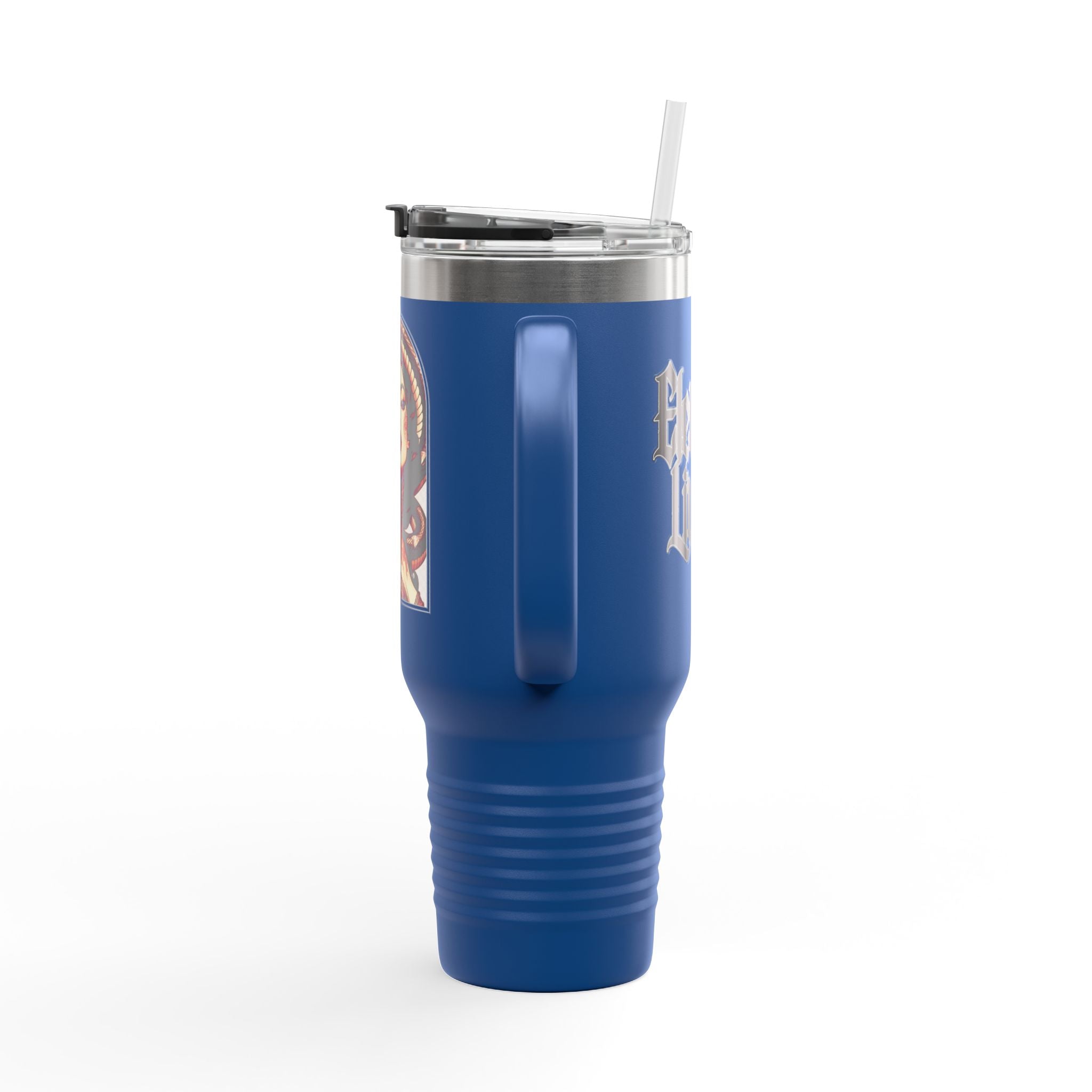 40oz Insulated Travel Mug — Woman with Snake Illustration (Elev8ted Living)