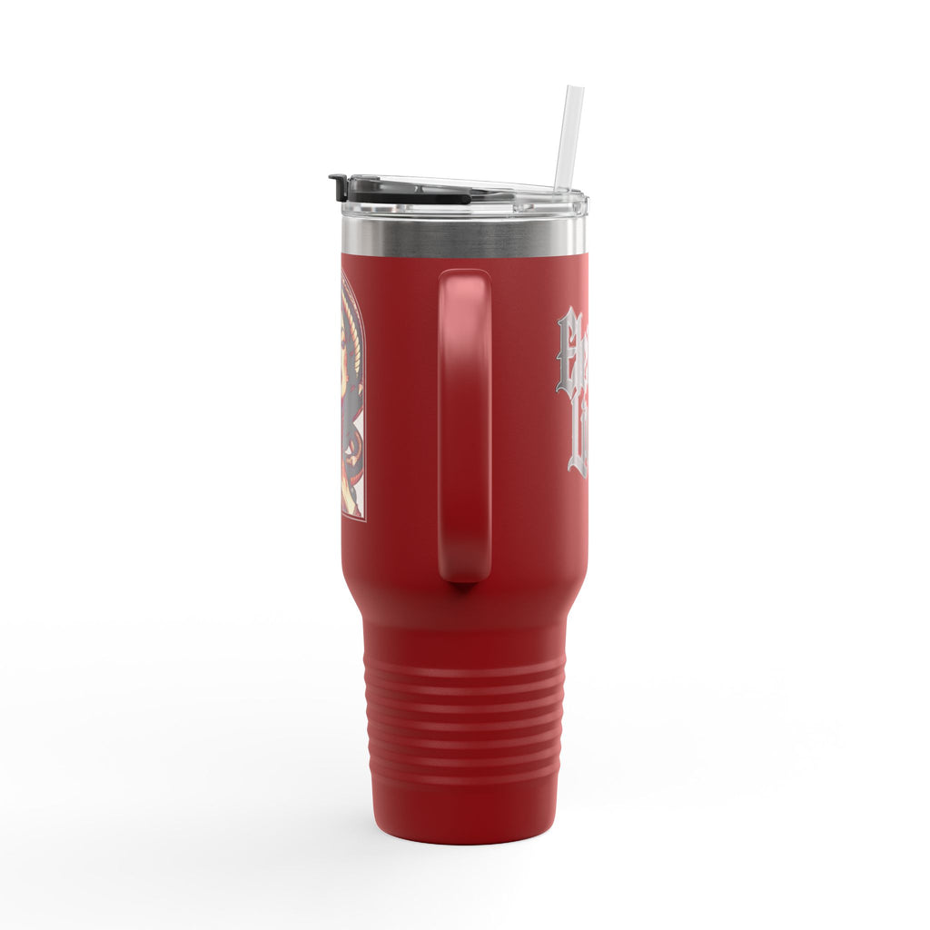 40oz Insulated Travel Mug — Woman with Snake Illustration (Elev8ted Living)