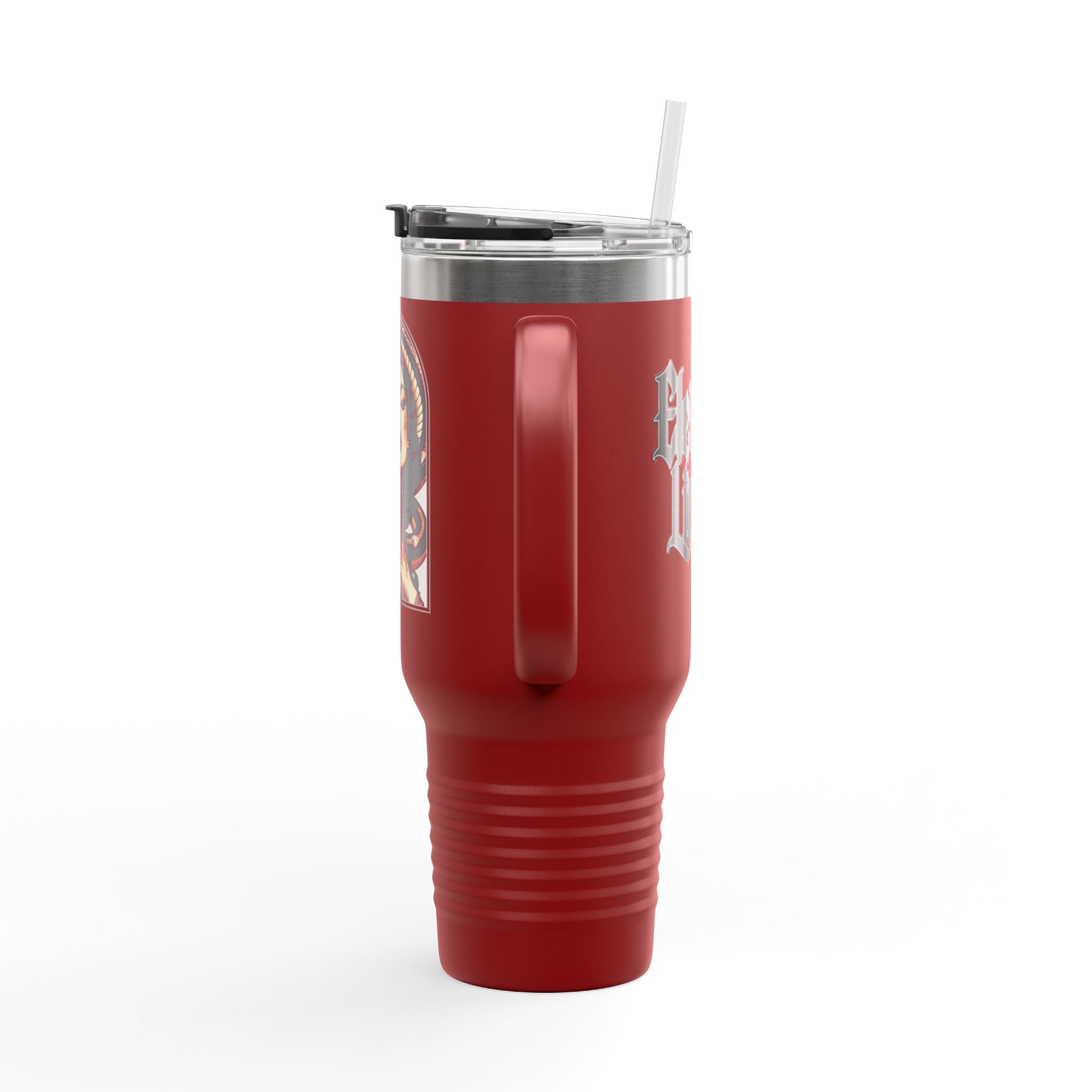 40oz Insulated Travel Mug — Woman with Snake Illustration (Elev8ted Living)