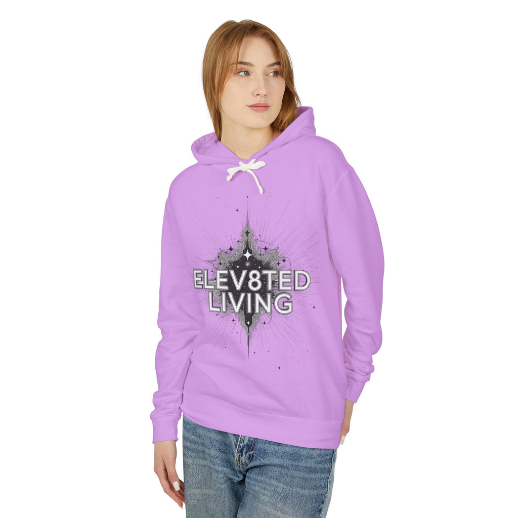 Elev8ted Living starburst graphic Hoodie | Inspirational streetwear