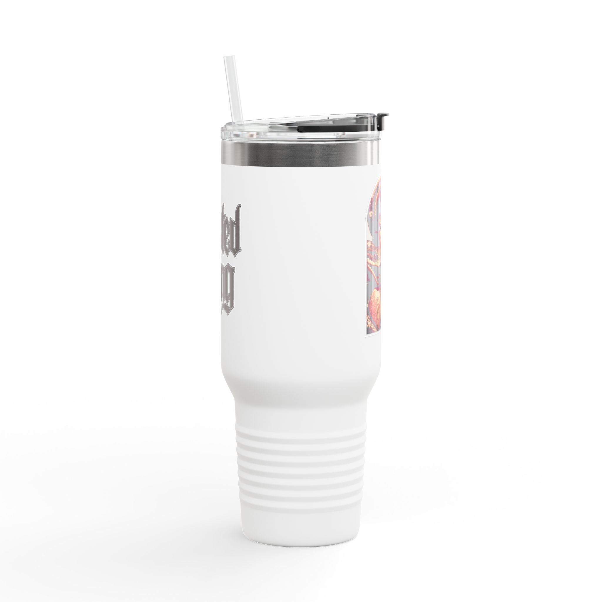 40oz Insulated Travel Mug — Woman with Snake Illustration (Elev8ted Living)