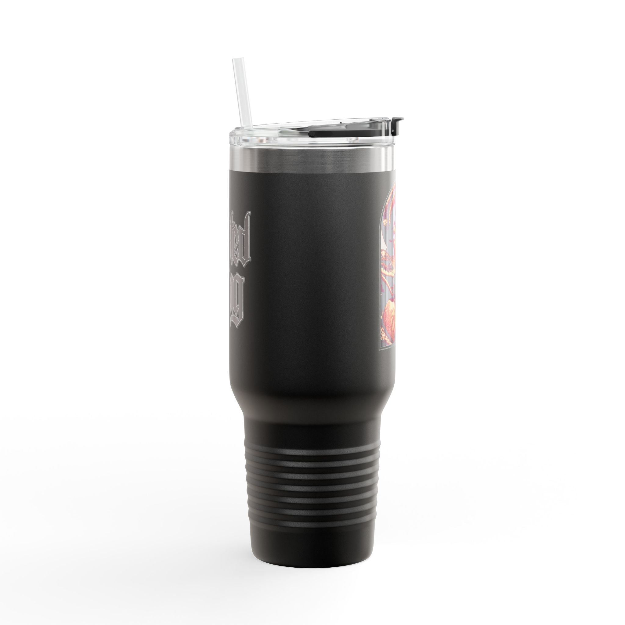 40oz Insulated Travel Mug — Woman with Snake Illustration (Elev8ted Living)